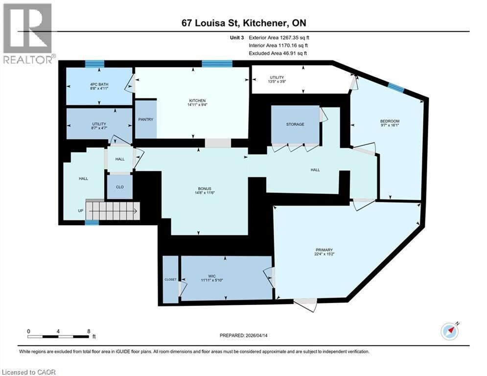 Property Photo:  67 Louisa Street C  ON N2H 5L9 