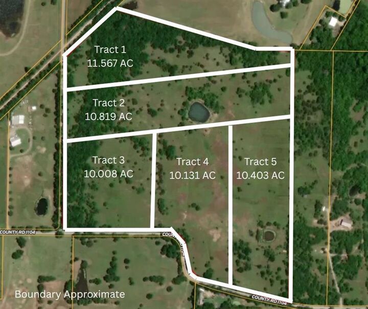 Property Photo: 4 County Road 1104 TX 75423