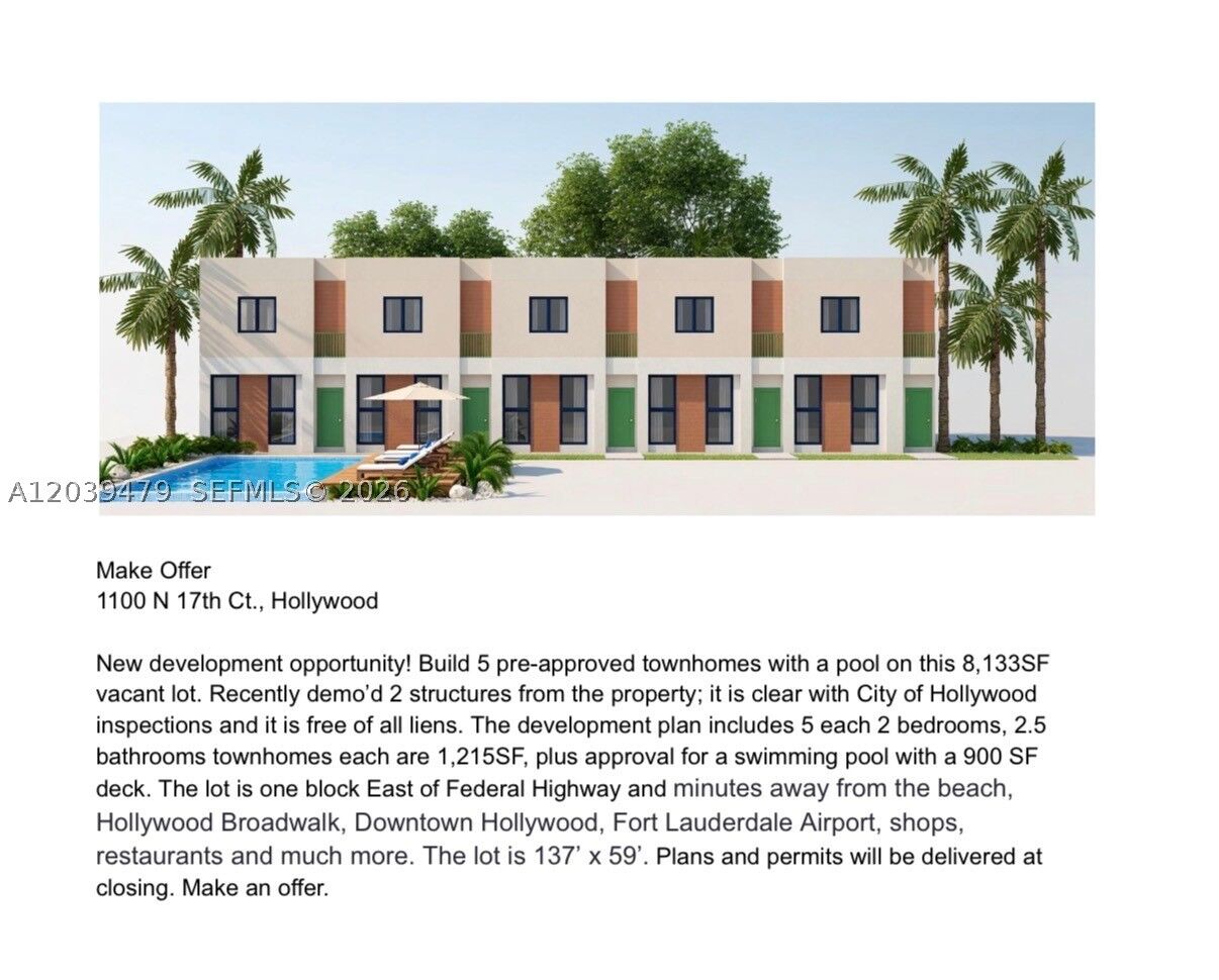 Property Photo: 1100 N 17th Ct FL 33020