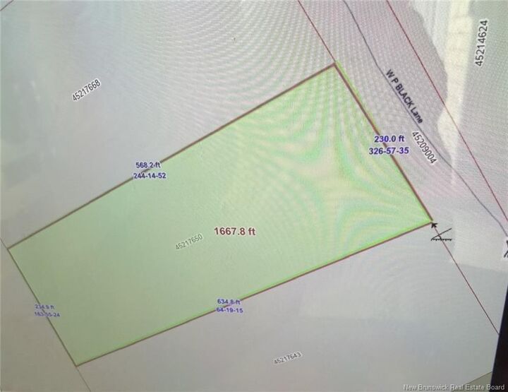 Property Photo:  Lot 3 W P Black Lane  NB E4Z 5X5 