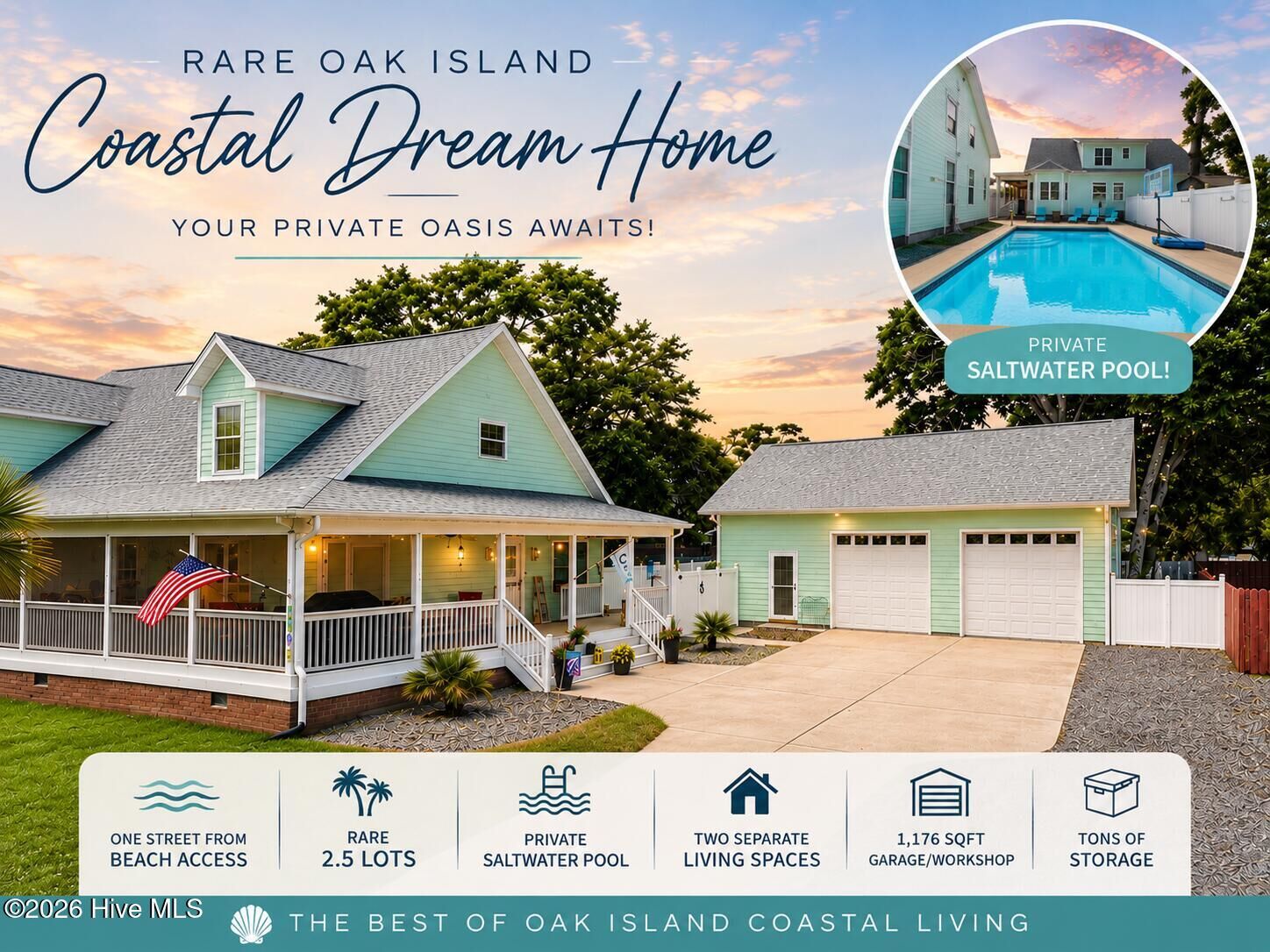 Property Photo:  2008 E Oak Island Drive  NC 28465 