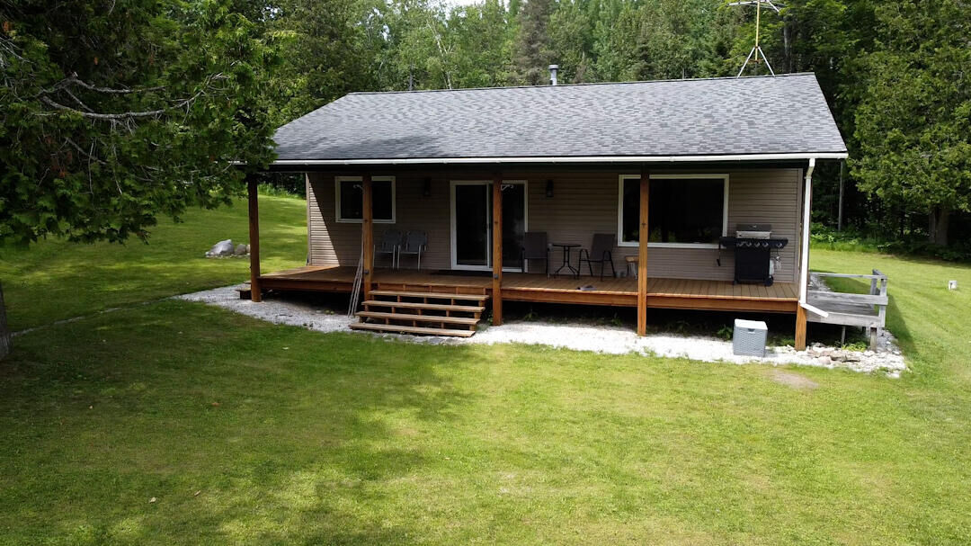 Property Photo:  5985 N Service Rd  MI 49745 