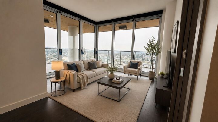 Property Photo:  4890 Lougheed Highway 28xx  BC V5C 0N2 