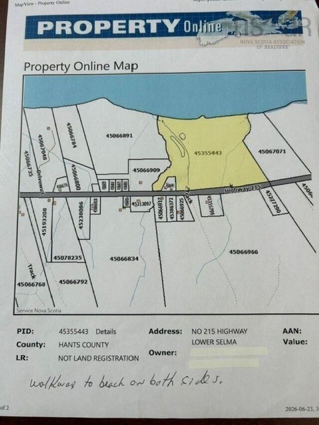 Property Photo: Highway 215 NS B0N 1T0