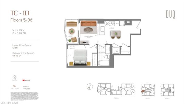 Property Photo:  25 Wellington Street S 1504  ON N2G 0G5 