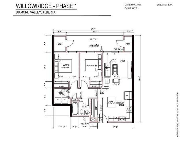 Property Photo: 101 Willowridge Drive 201 AB T0L 0H0
