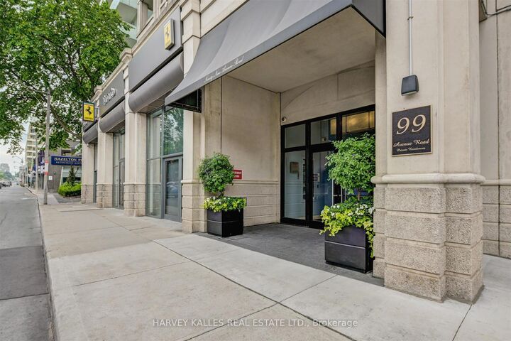 Property Photo: 99 Avenue Road 708 ON M5R 2G5