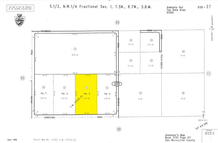Property Photo: 0 Sandstone Road CA 92371