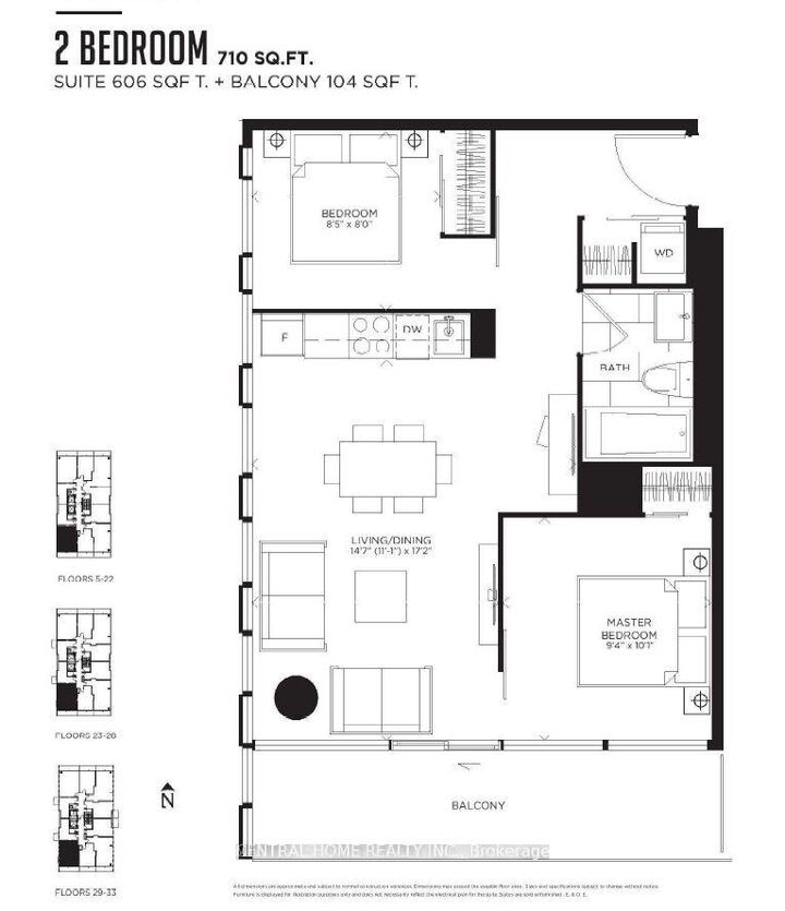 Property Photo: 28 Wellesley Street E 1602 ON M4Y 0C4