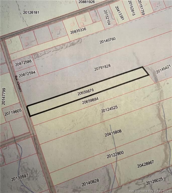 Property Photo:  9.7 Acres Rue Johnny  NB E1X 2B4 