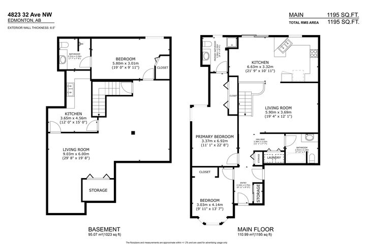 Property Photo: 4823 32 Avenue NW AB T6L 4Y7