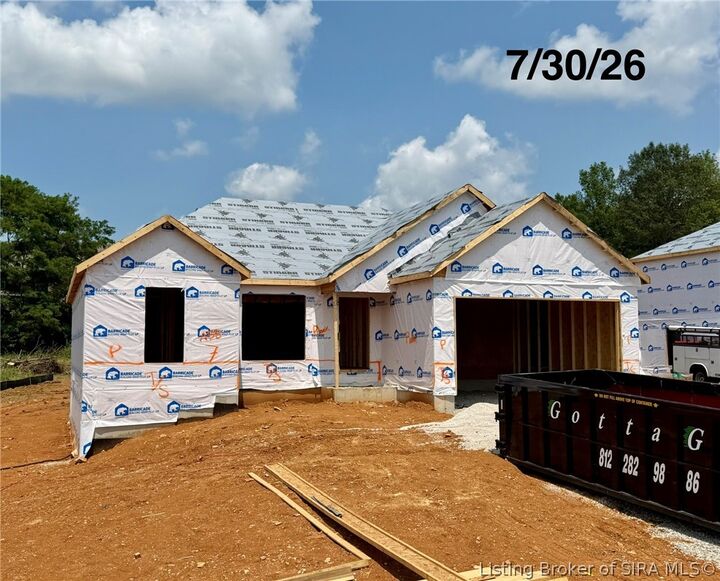 Property Photo:  1111 Pine Meadow Drive Lot 7  IN 47167 