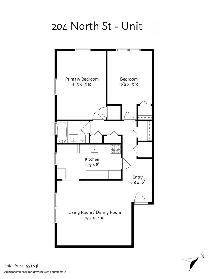 Property Photo: 204 North St 2B NJ 07307