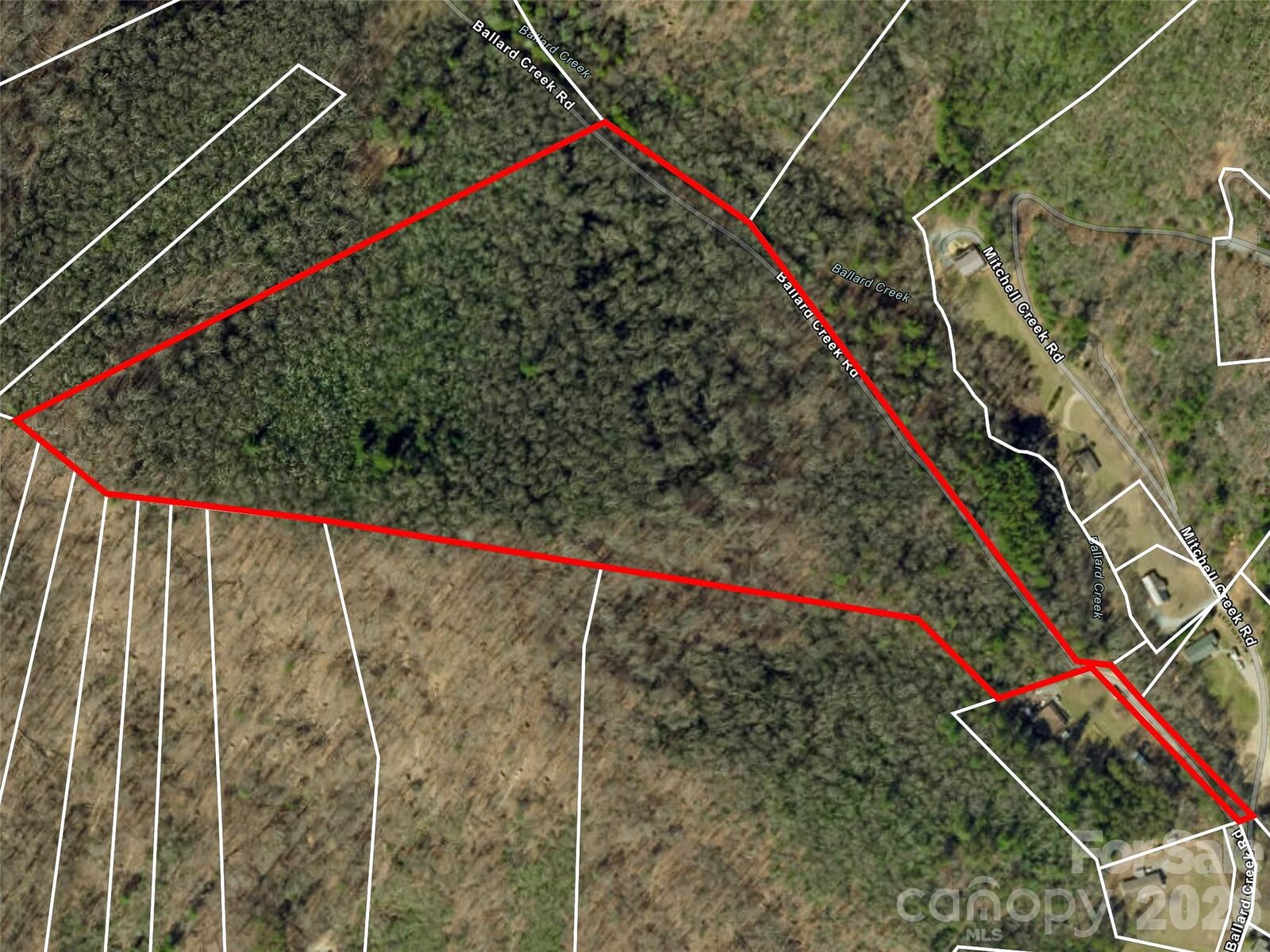 Property Photo:  23.53 Acres Ballard Creek Road  NC 28730 
