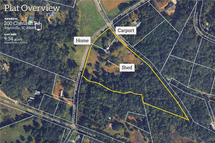 Property Photo: 200 Chenault Road SC 29689