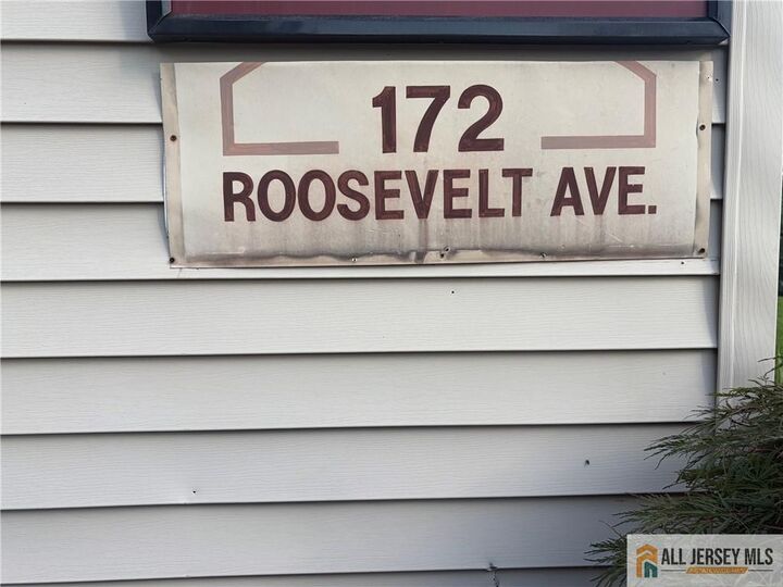 Property Photo: 172 Roosevelt Avenue F NJ 07008