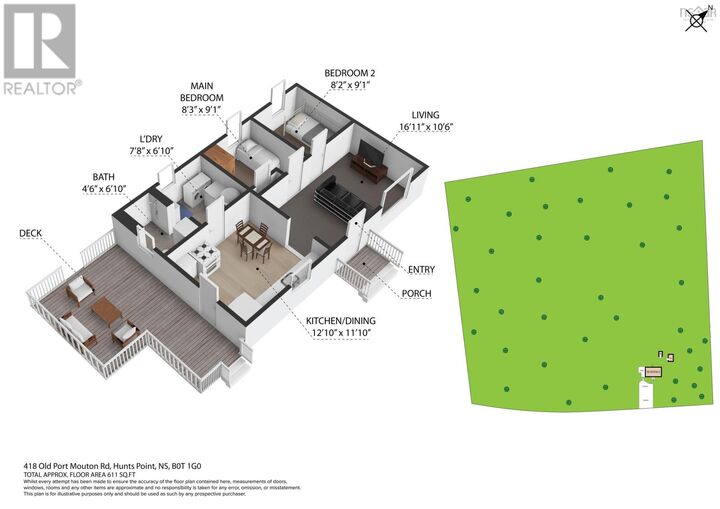 Property Photo:  418 Old Port Mouton Road  NS B0T 1K0 