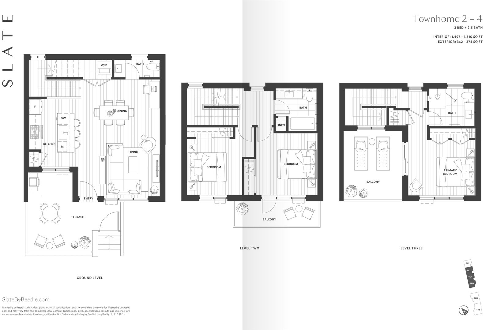 Property Photo: 2135 Springer Avenue Th3 BC V5B 0C1