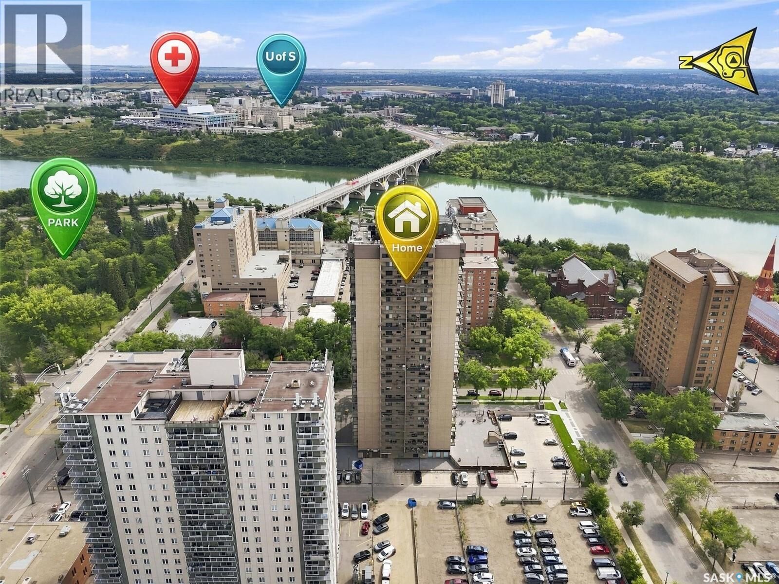 Property Photo: 1804 311 6th Avenue N SK S7K 7A9