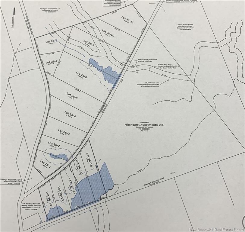Property Photo:  Lot 26-3 Hillside  NB E4Z 2L3 