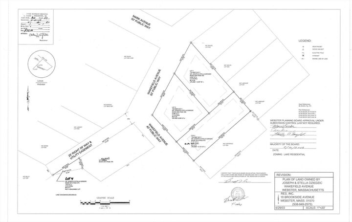 Property Photo:  60 Wakefield Ave Webster Lake  MA 01570 