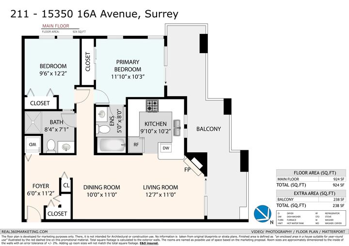 Property Photo: 15350 16A Avenue 211 BC V4A 1S9