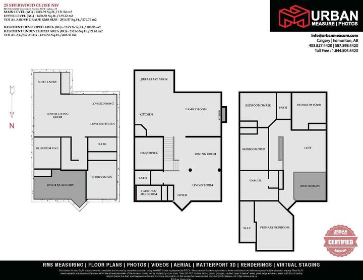 Property Photo: 25 Sherwood Close NW AB T3R 0B3