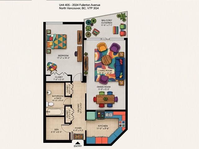 Property Photo:  2024 Fullerton Avenue 405  BC V7P 3G4 