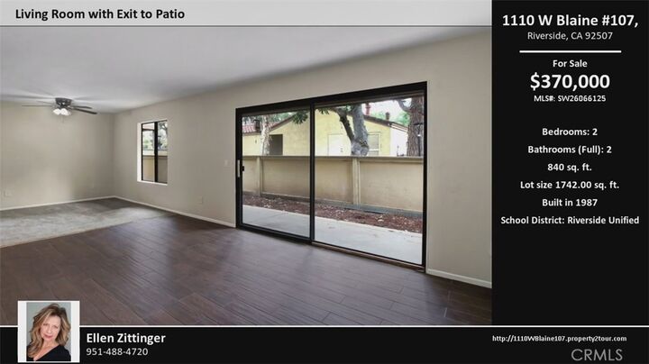 Property Photo:  1110 W Blaine 107  CA 92507 