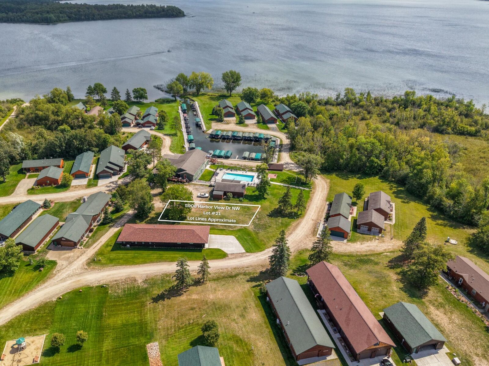 Property Photo:  5908 Harbor View Drive NW  MN 56633 
