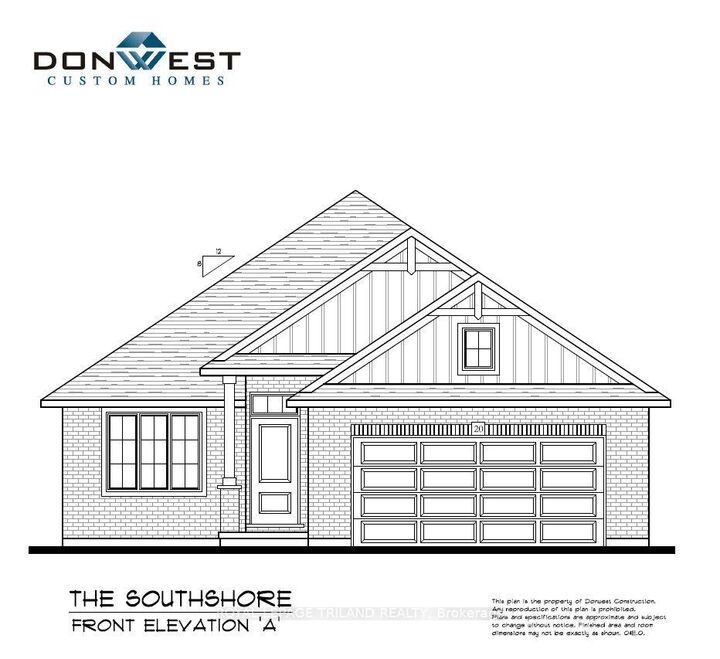 Property Photo:  Lot 64 Cliffside Terrace  ON N5P 2K8 