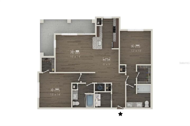 Property Photo: 1420 Lakefront Drive 1208 FL 34240