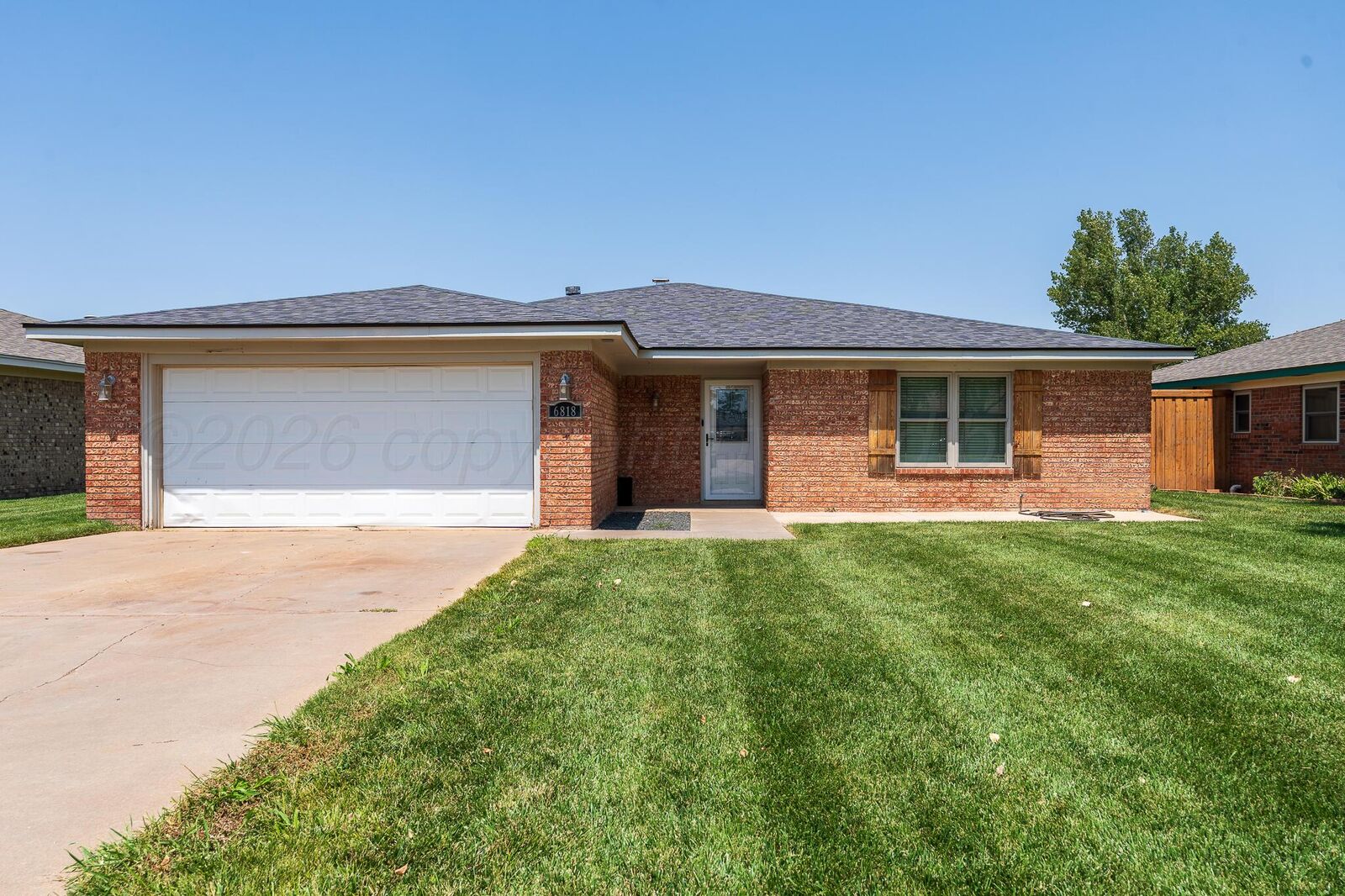 Property Photo:  6818 Blacksmith Lane  TX 79109-6804 
