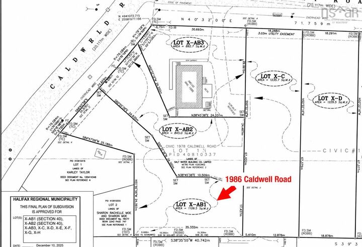 Property Photo: 1986 Caldwell Road NS B3G 1S3