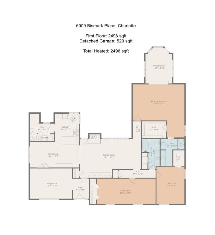 Property Photo: 6009 Bismark Place NC 28211