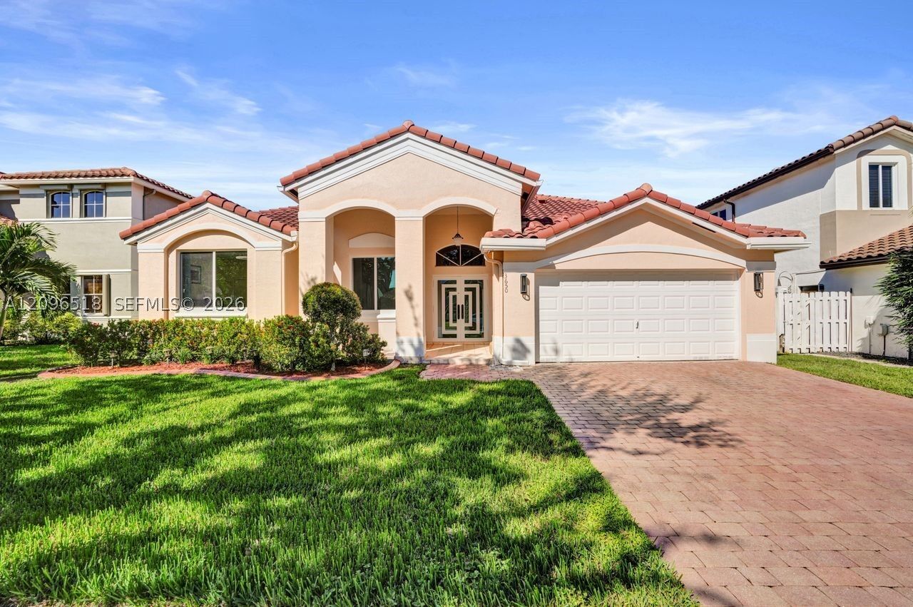 Property Photo: 3650 SW 161st Ter FL 33027