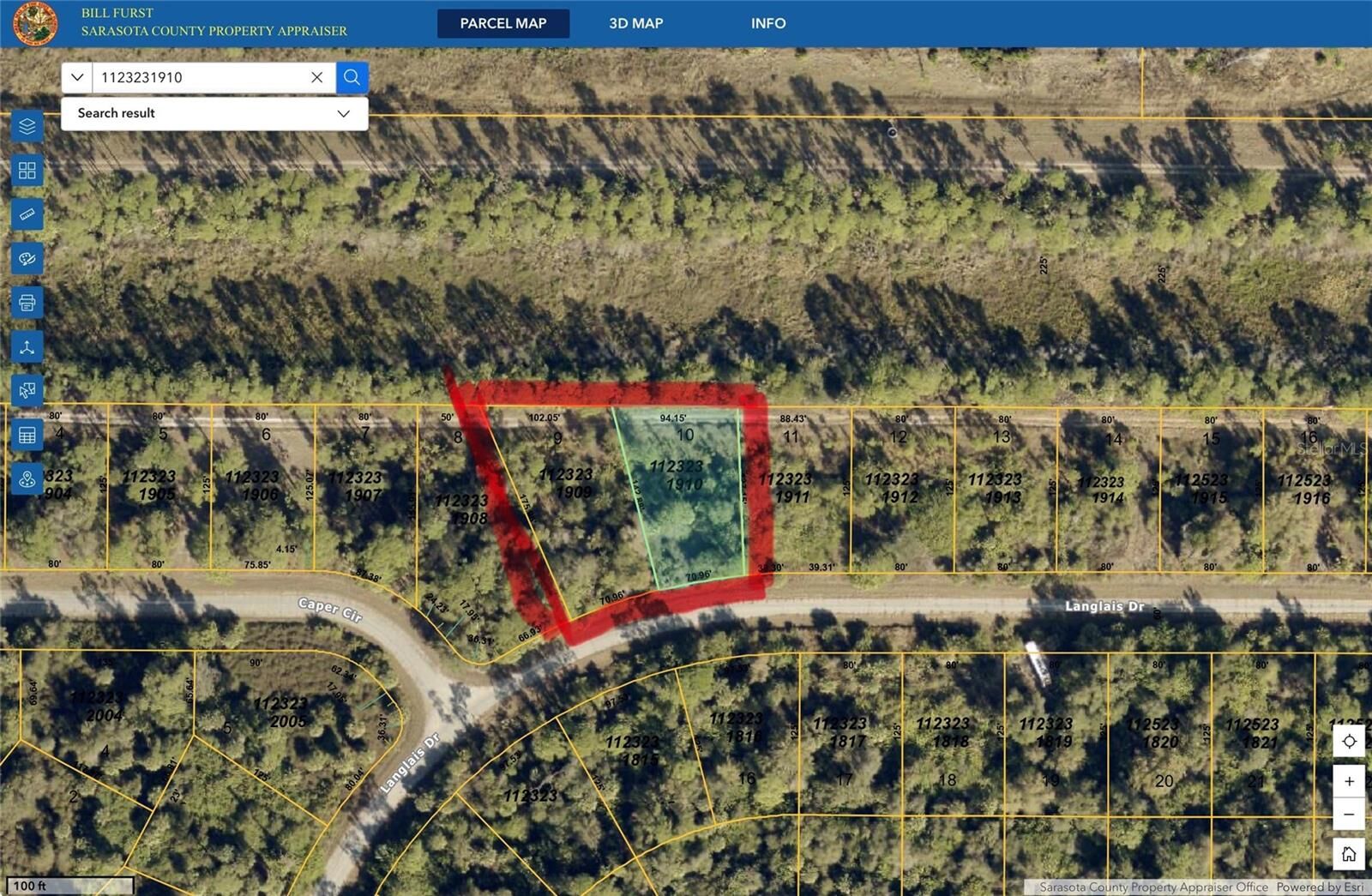 Property Photo: Lots 9 &Amp10 Langlais Drive FL 34288