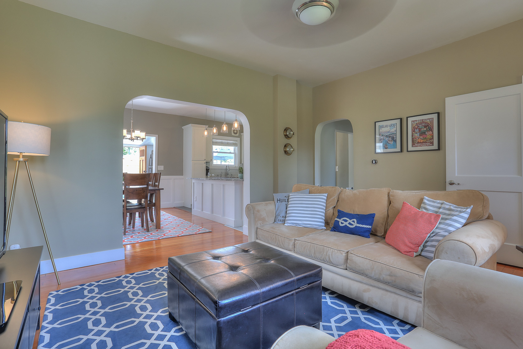 Property Photo: Living Room 8039 Earl Ave NW  WA 98117 