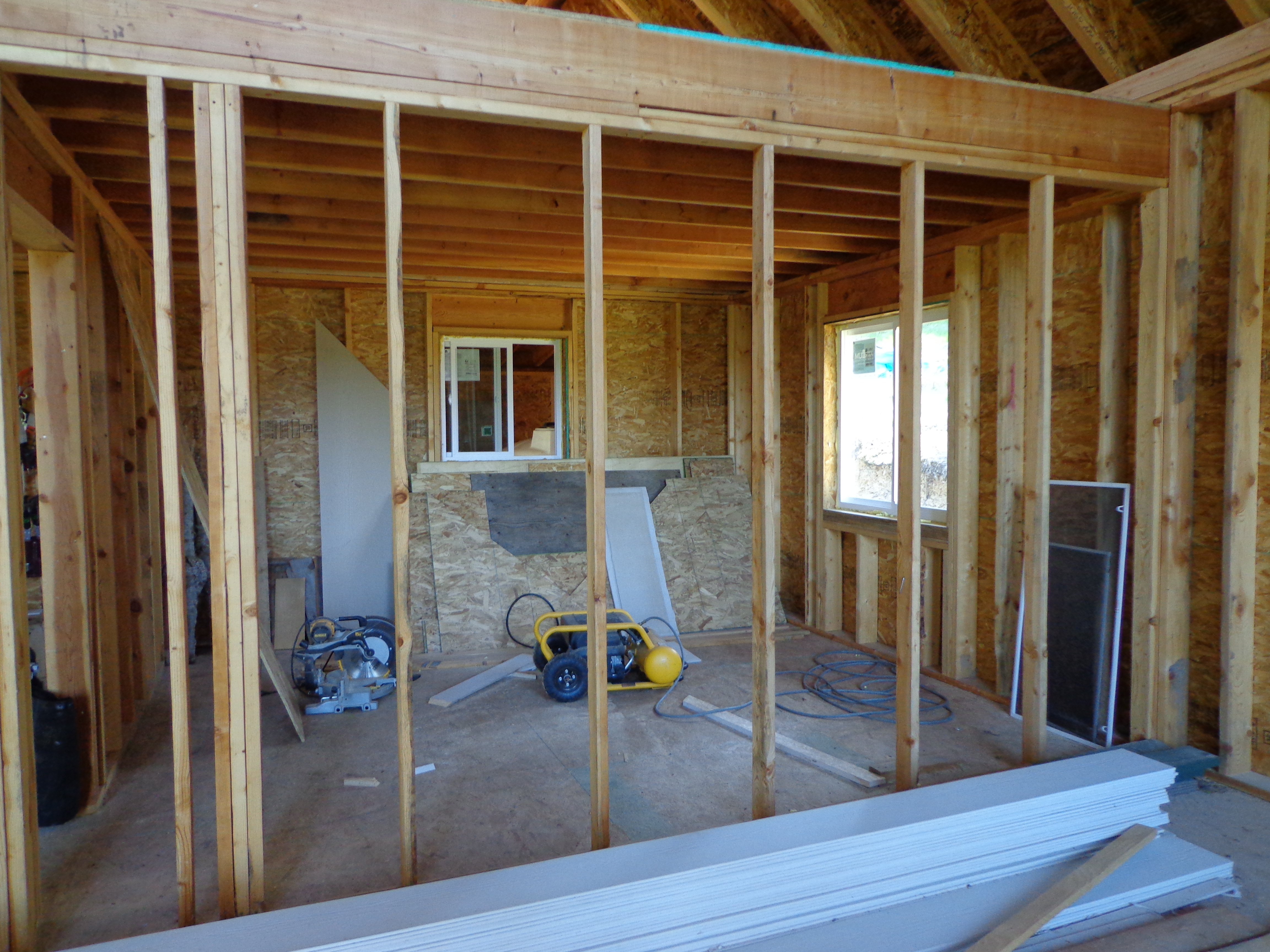 Property Photo: Interior of unfinished cabin 180 Redmond Rd  WA 99166 