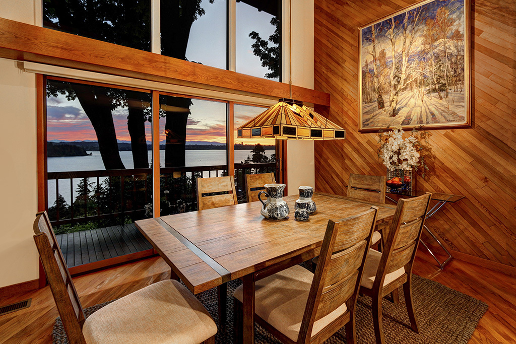 Property Photo: Dining room 4735 West Mercer Way  WA 98040 