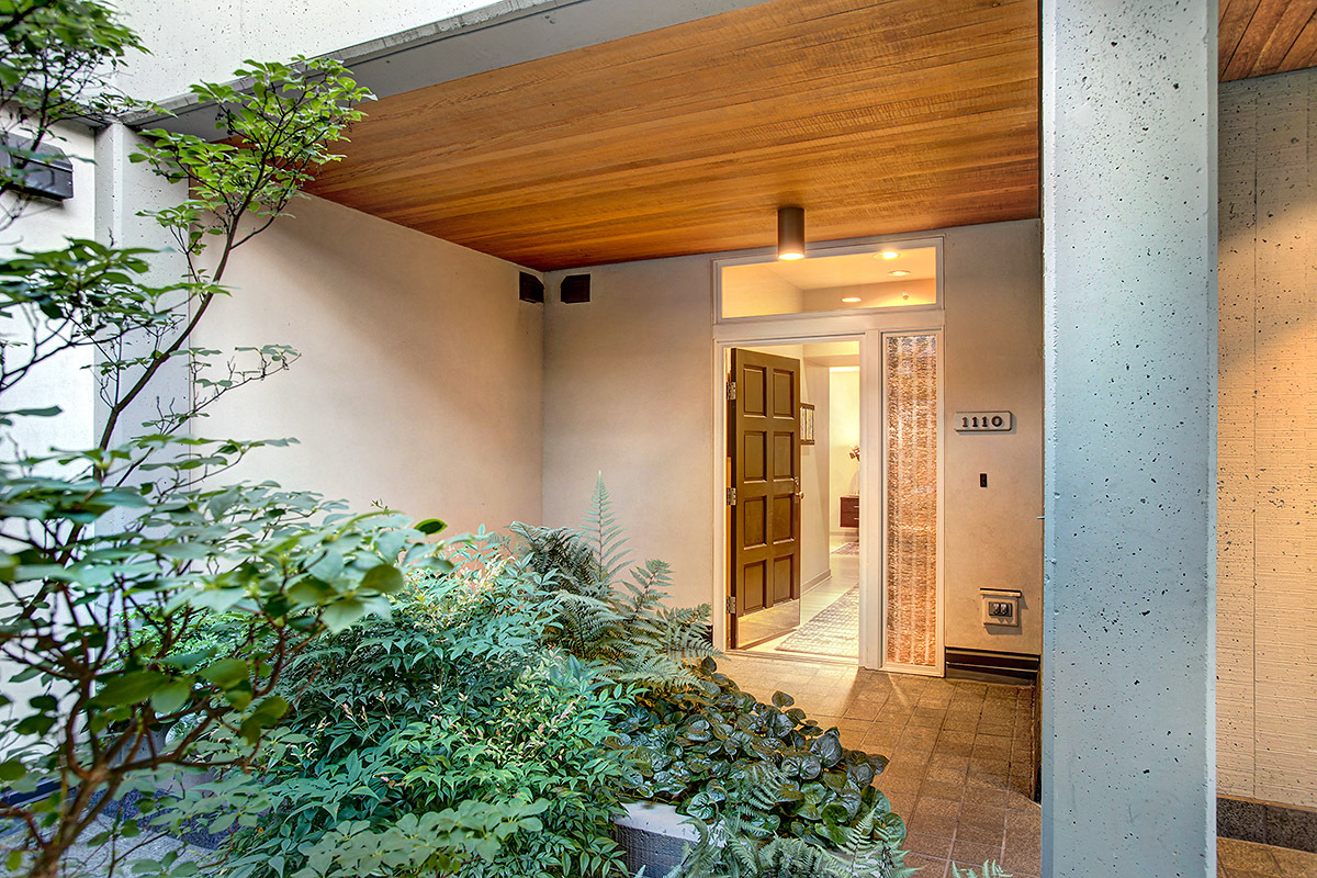 Property Photo: Private courtyard entrance 1009 Western Ave 1109  WA 98104 