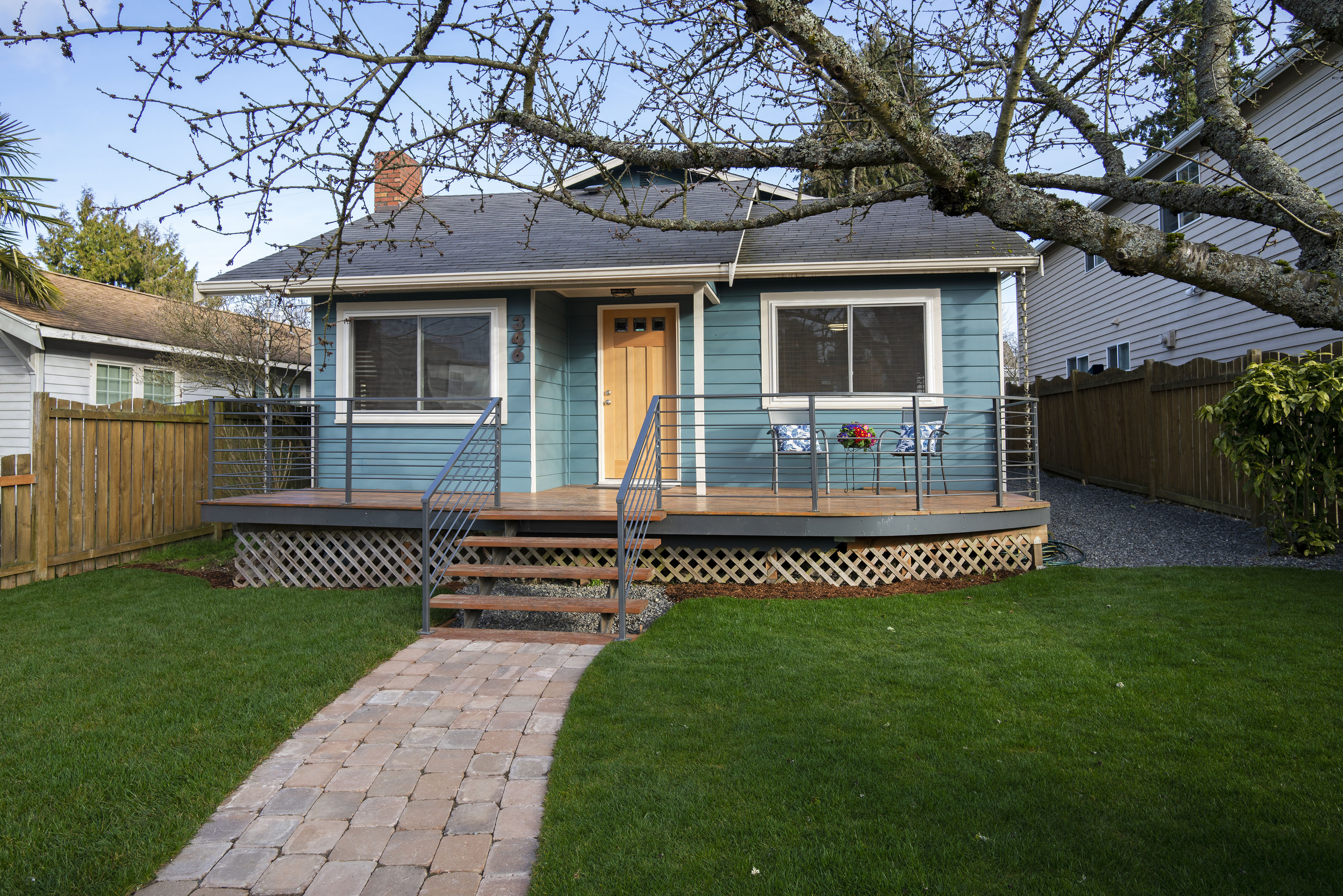 Property Photo: Deck 346 N 101st St  WA 98133 