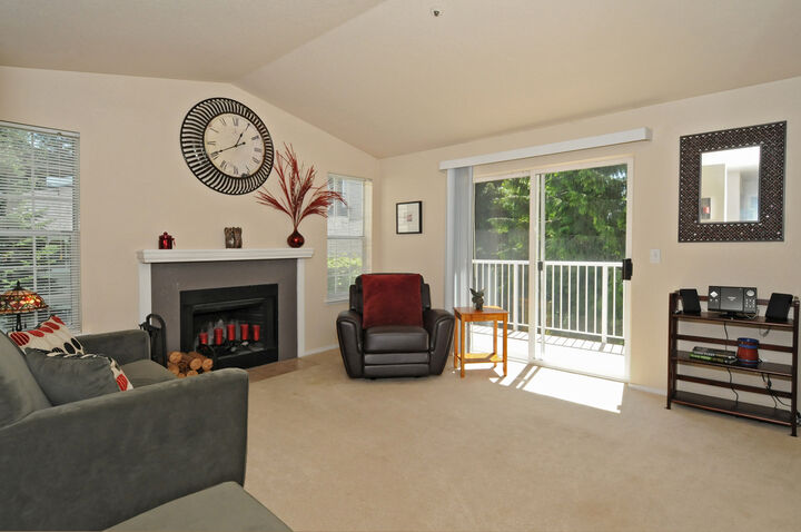 Property Photo: Living room 19230 Forest Park Dr NE A201  WA 98155 