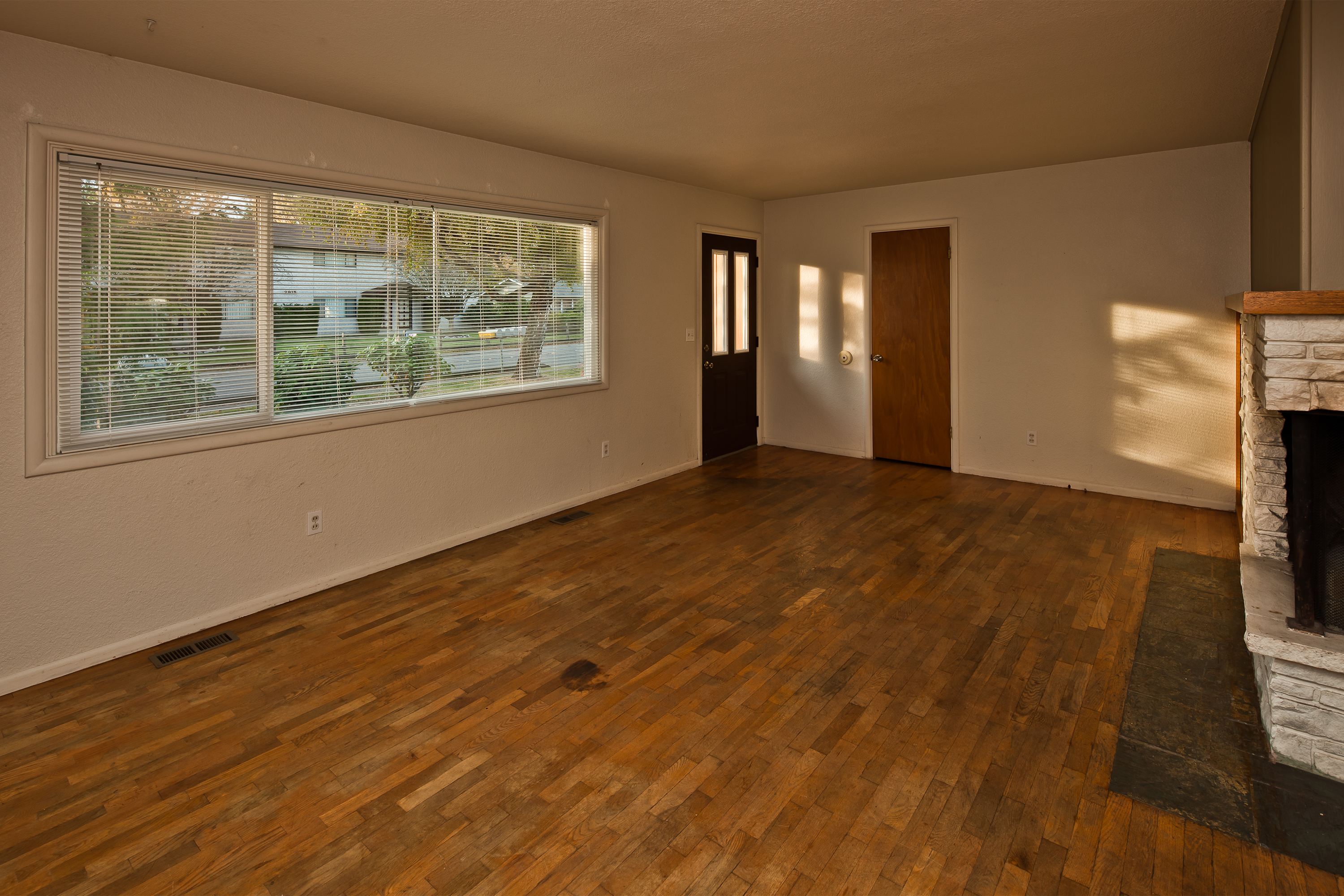 Property Photo: From the large and open living room toward the entry. 2918 Patton St  WA 98225 