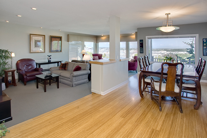 Property Photo: Living room 3733 Belvidere Ave SW  WA 98126 